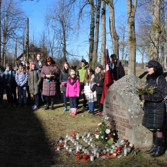 Piemiņas pasākums uz Sibīriju izsūtītajiem - 