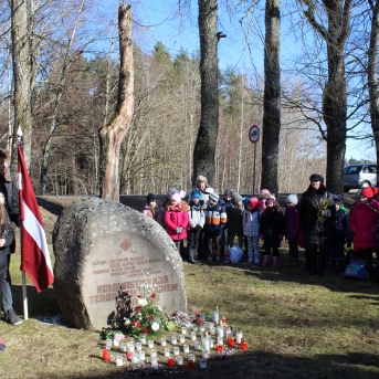 Piemiņas pasākums uz Sibīriju izsūtītajiem - 