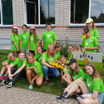 Vasaras nometne Visu daru es ar prieku Ļaudonā - 