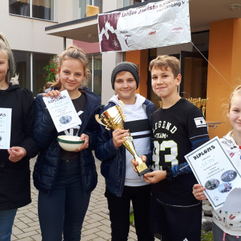 Tūrisma pulciņa audzēkņu starti O.Klapaka kausā Misā - 