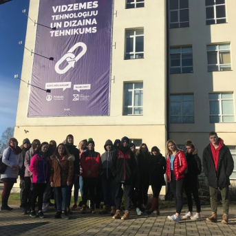 Vidzemes Tehnoloģiju un dizaina tehnikuma iepazīšana karjeras izglītības ietvaros - 