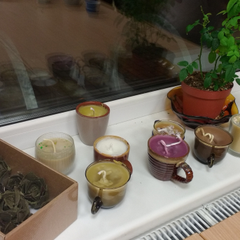 Sveču liešanas nodarbība - 