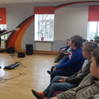 Ģitāras spēles meistarklase projekta 