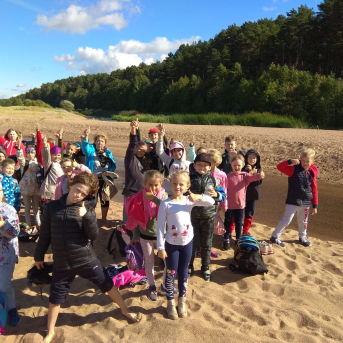 Sējas pamatskolā pārgājienu diena - 