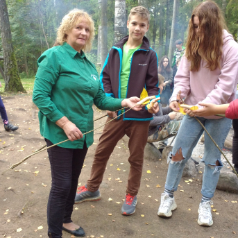 Pārgājiens Tiešsaiste mežā - 