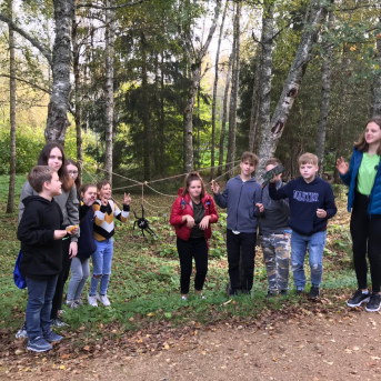 Pārgājiens Tiešsaiste mežā - 