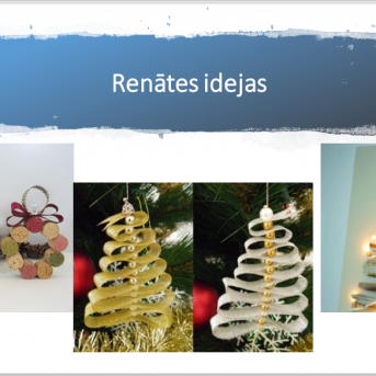 Idejas Ziemassvētku rotājumiem - Sējas pamatskolas 7.klases skolēni, attālināto mācību laikā sagatavojuši dažādas idejas un ieteikumus interesantu Ziemassvētku dekoru izgatavošanai. Atveriet attēlus un aplūkojiet idejas, iespējams atradīsiet kādu noderīgu ideju arī saviem mājas dekoriem! :)