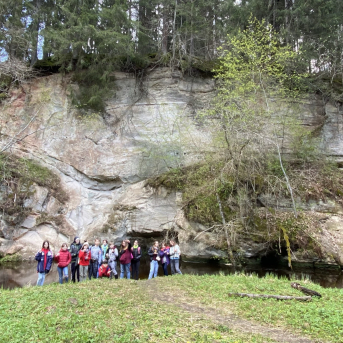 Sporta diena - Mācies aktīvi dabā! - Sestdien, 8.maijā, Sējas pamatskolas skolēni devās pārgājienos 