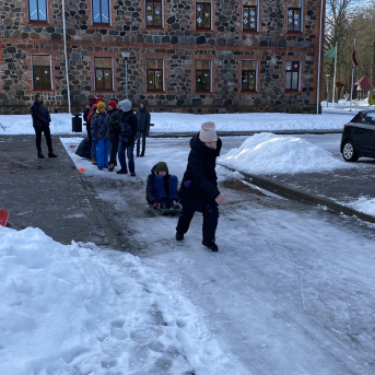 Sniega diena Sējas skolā - 