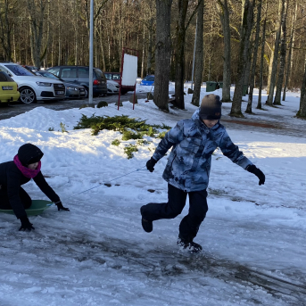 Sniega diena Sējas skolā - 