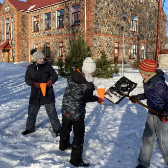 Sniega diena Sējas skolā - 