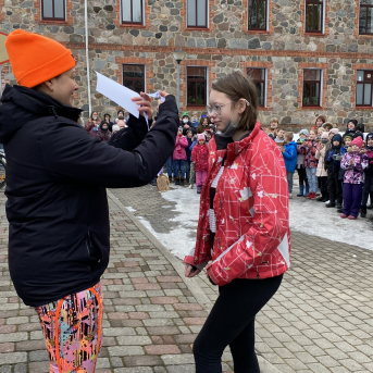 Latvijas skolu Ziemas festivāls - Laikā no 7.-14.februārim visā Latvijā norisinājās Latvijas skolu Ziemas festivāls. Šodien Sējas skolā notika Ziemas festivāla dalībnieku apbalvošana!