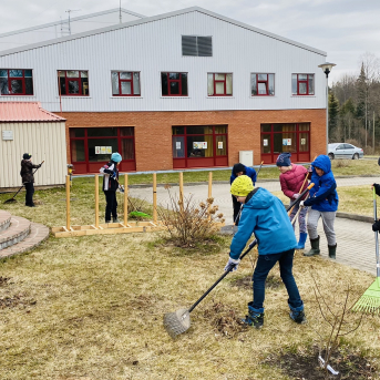 Labo darbu mēnesis Saulkrastu novadā - Lielā talka Sējas skolā - 