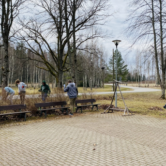 Labo darbu mēnesis Saulkrastu novadā - Lielā talka Sējas skolā - 
