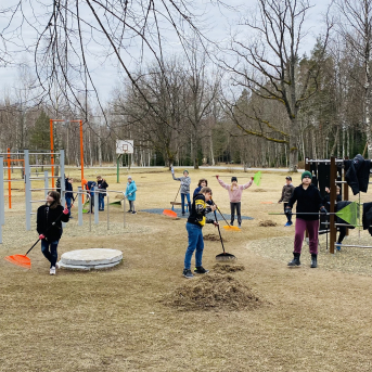 Labo darbu mēnesis Saulkrastu novadā - Lielā talka Sējas skolā - 