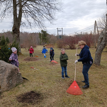 Labo darbu mēnesis Saulkrastu novadā - Lielā talka Sējas skolā - 
