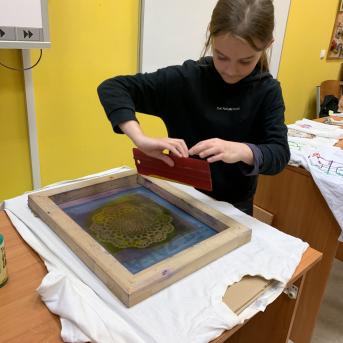 Kreklu apgleznošanas nodarbība - 