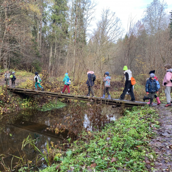 Projekts Ejam, iepazīstam, darām! Lojas krastu pārgājiens - 