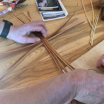 Klūdziņu pīšanas nodarbība - 