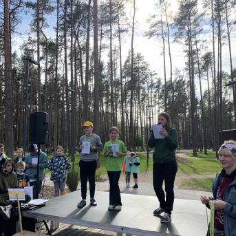 Zaļais starts Kauguros - 