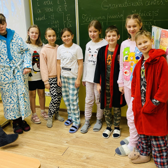 Pidžamu un čību diena Sējas skolā - 
