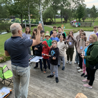 Vislatvijas mazpulku nometne Rugājos - 