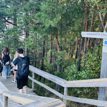 Sējas pamatskolas rudens pārgājiens - 