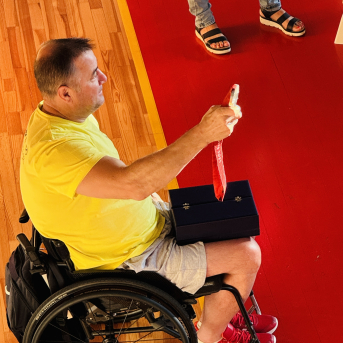 Tikšanās ar Paralimpieti Aigaru Apini - 