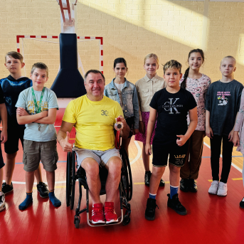 Tikšanās ar Paralimpieti Aigaru Apini - 