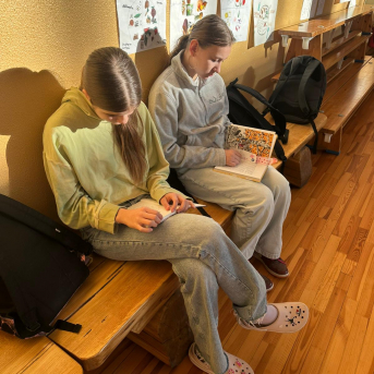 Sējas skolas lasīšanas stunda - 