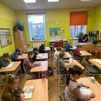 Sējas skolas lasīšanas stunda - 