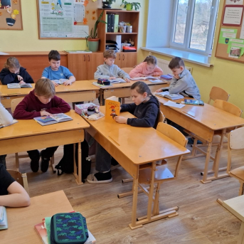 Sējas skolas lasīšanas stunda - 