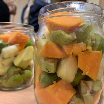 Rudens raža galdā - 
