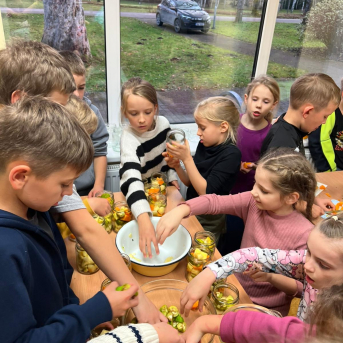 Rudens raža galdā - 