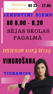Eiropas sporta nedēļa Sējas skolā
