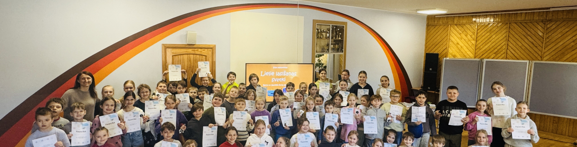 Lielie lasīšanas svētki Sējas skolā