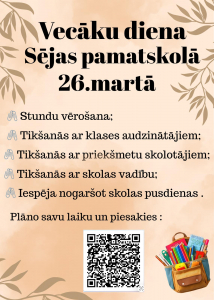 Vecāku diena Sējas pamatskolā