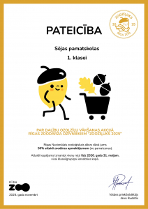 Zīļu vākšanas akcija Rīgas ZOO