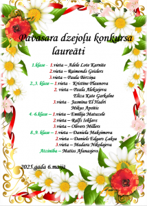 Zināmi Pavasara dzejas konkursa uzvarētāji!