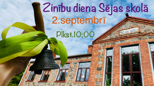 Zinību diena Sējas pamatskolā