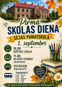 Zinību diena Sējas pamatskolā