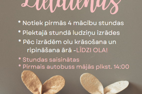 Iekrāsojam Lieldienas