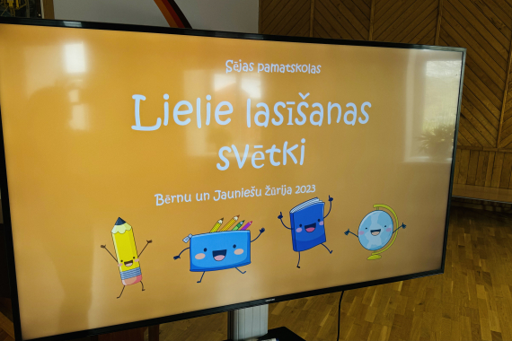 Lielie lasīšanas svētki Sējas skolā