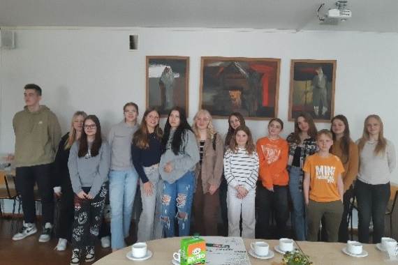 Pieredzes apmaiņas tikšanās ar Krimuldas vidusskolas skolēnu pašpārvaldi.