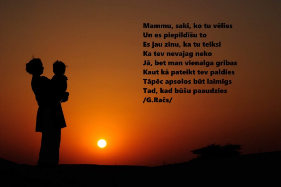 Sveiciens Mātes dienā