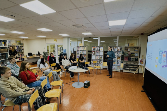 Swedbank nodarbība Saulkrastu bibliotēkā