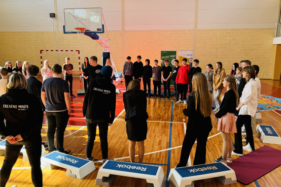 Tikšanās ar Jauniešu organizācijas Creative Minds for Culture pārstāvjiem