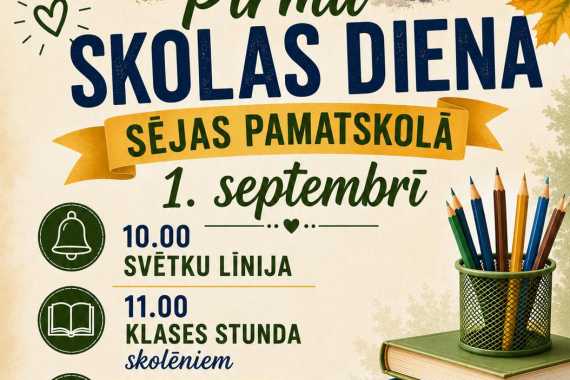 Zinību diena Sējas pamatskolā